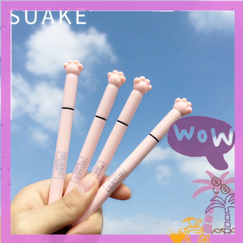 BÚT Kẻ Mắt Nước CHÂN MÈO HỒNG SUAKE long lasting eyeliner nội địa lâu trôi bút dạ dễ kẻ sỉ tốt NGỰA BEAUTY