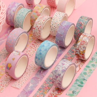 Cuộn băng keo dán trang trí kích thước 1.5cm * 5m xinh xắn tiện lợi