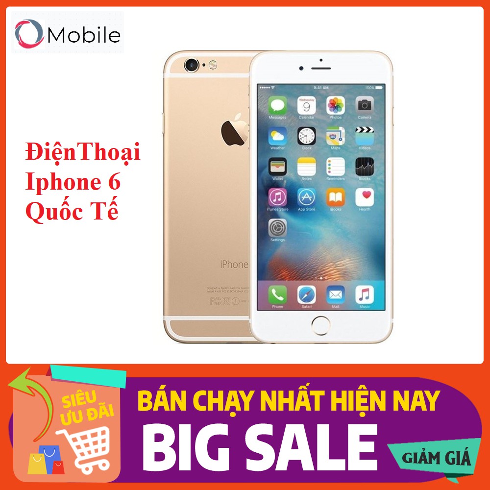 Điện thoại IPhone 6 Quốc tế keng zin 99%