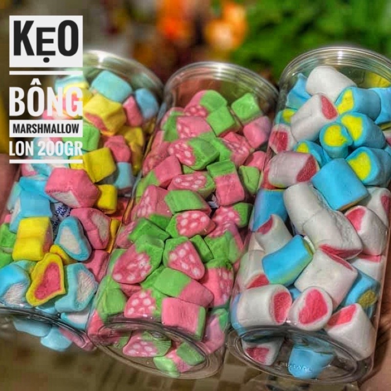 KẸO BÔNG NHIỀU MÀU -[ FREE SHIP XTRA] -Hàng ngon nhà làm [handmade]