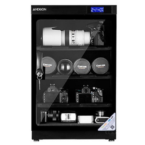 Tủ chống ẩm Andbon AD-80C -Taiwan . Tặng 01 bộ vệ sinh máy ảnh 8 in 1