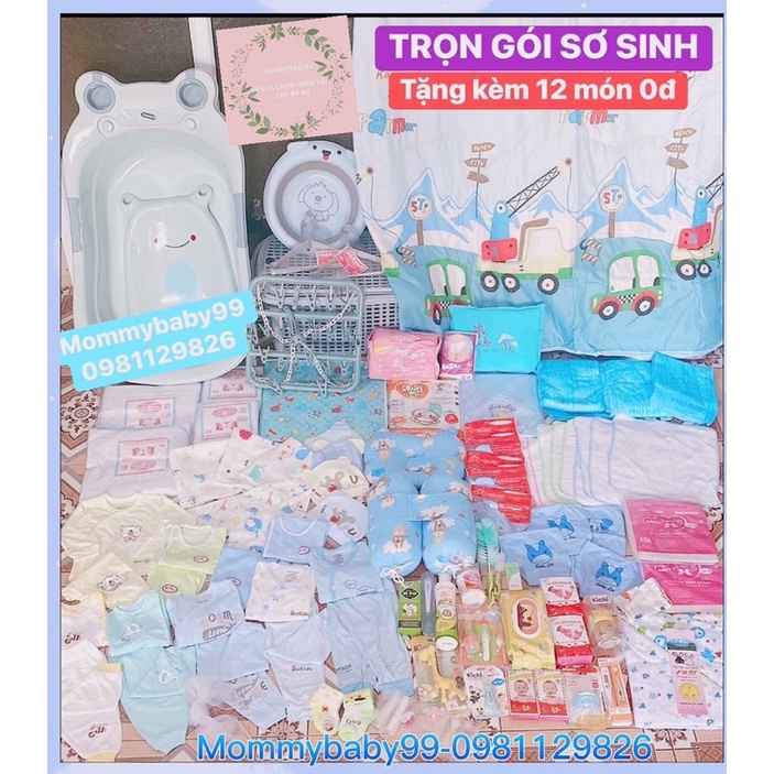 Combo sơ sinh cao cấp đầy đủ cho mẹ & bé
