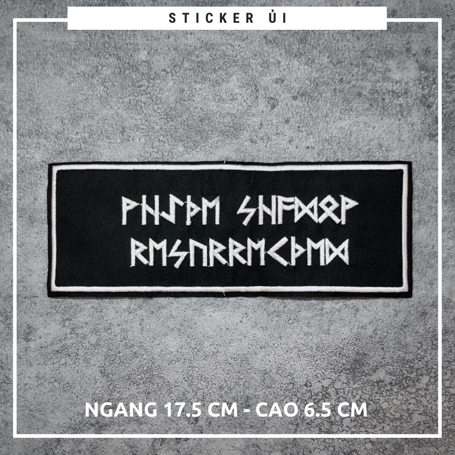 Sticker ủi quần áo cao cấp CÓ SẴN KEO ỦI,sticker path dán quần áo dùng làm miếng vá Quần Áo,vá áo phao,trang trí quần áo