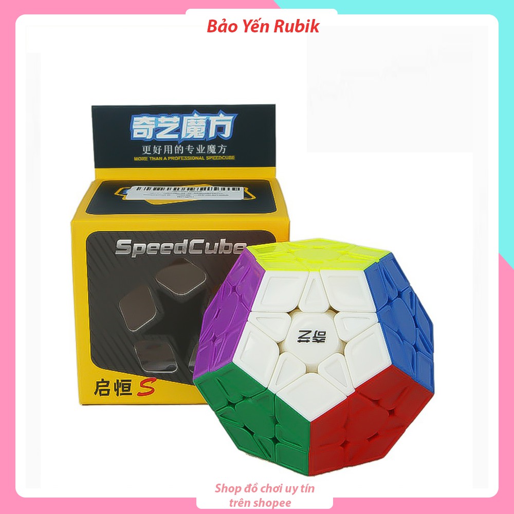 Rubik Megaminx QiYi QiHeng S Stickerless Rubik 12 Mặt Khối Lập Phương Rubik Giá Rẻ ( Mã RB60 )