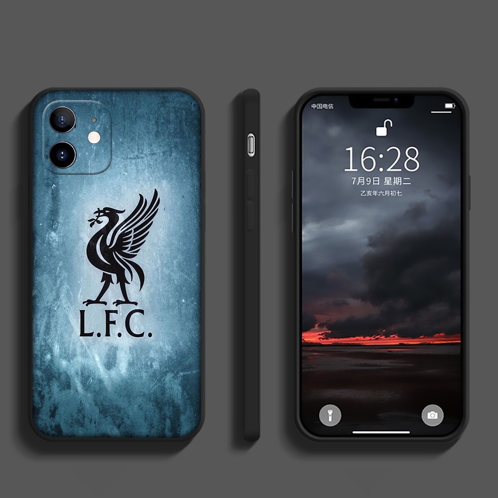 Ốp Điện Thoại Silicon Mềm Hình Logo Liverpool Cho iPhone 12 11 Pro X XS Max Mini GF43