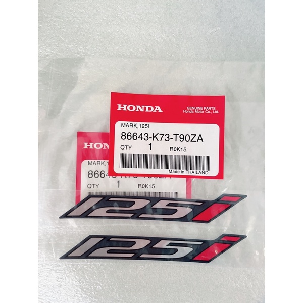 Tem 125i wave thái honda-1 cặp tem chính hãng