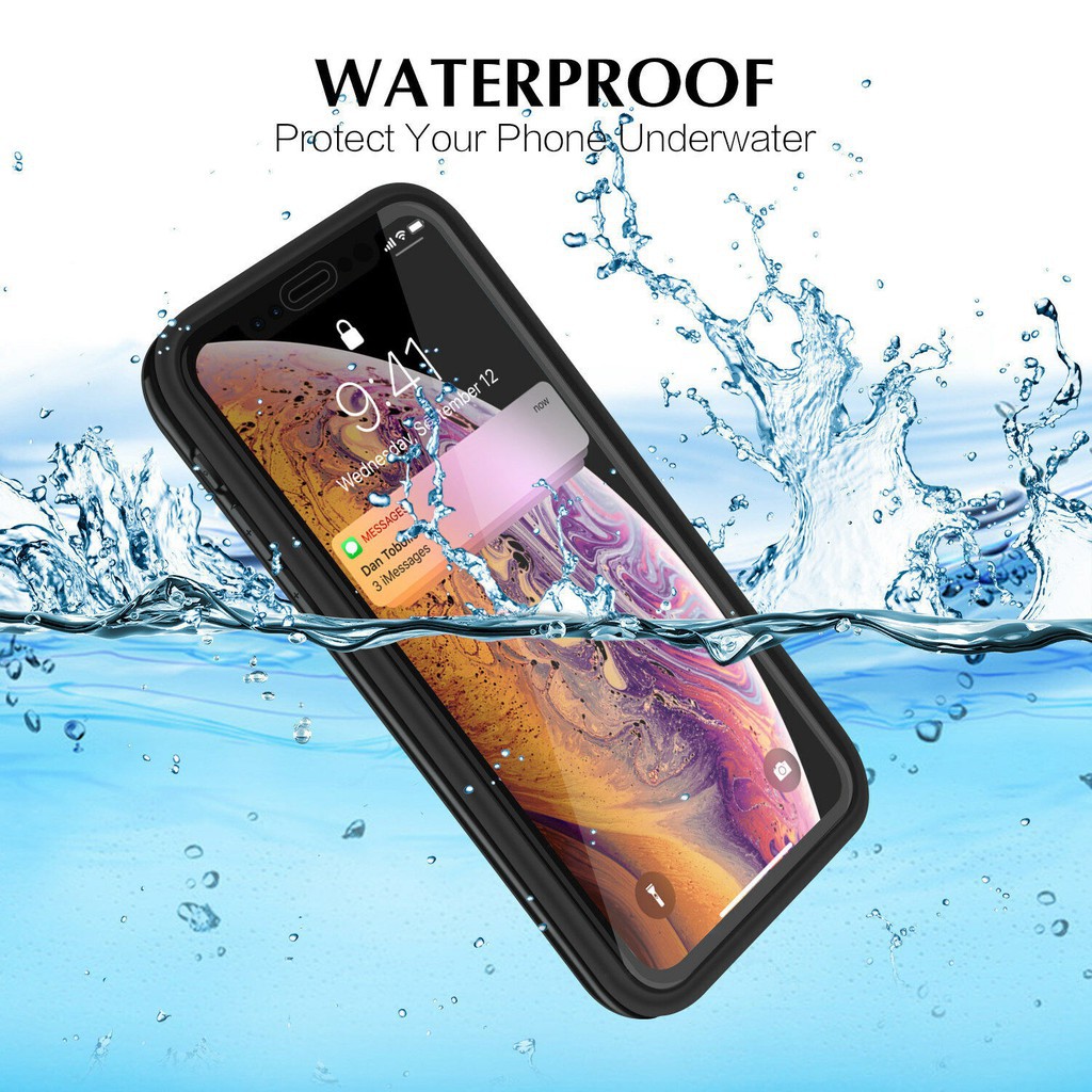 360 Full Hybrid Bảo vệ Ốp lưng TPU mềm chống nước Vỏ điện thoại cho iphone 6 6s 7 8 plus X XR XS MAX