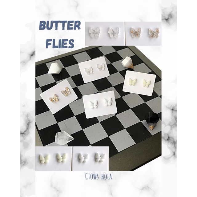 CTOWS-Khuyên tai Butterfly (Chat để chọn màu khác)