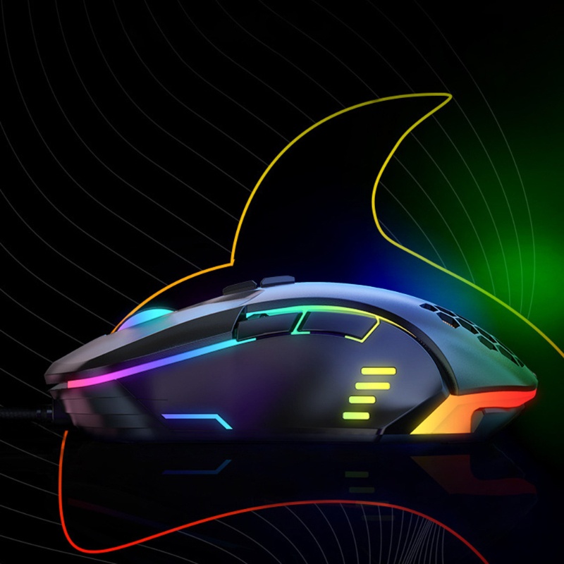 Chuột Quang Chơi Game 7 Nút Bấm Có Đèn Nền