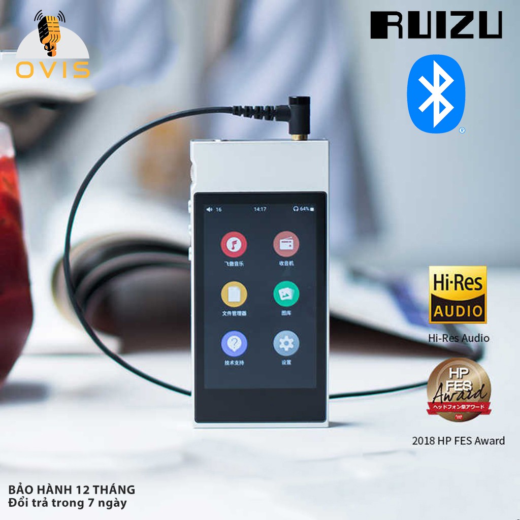 [BH 1 ĐỔI 1] Máy Nghe Nhạc Lossless FiiO M7, Bluetooth 4.2 (Tặng kèm thẻ nhớ 16GB)