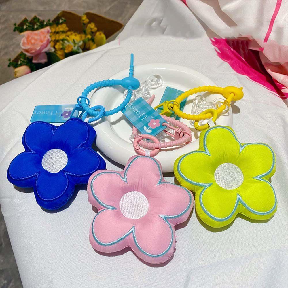 LANFY Móc Khóa Hình Búp Bê Nhồi Bông Mềm Handmade Dễ Thương