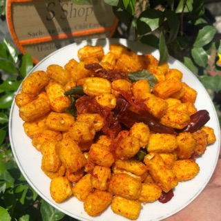 Nui sấy sa tế bò xốc lá chanh 500g