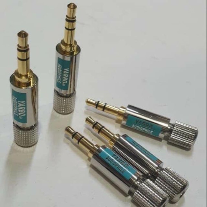 Dây cáp âm thanh AUX 2 đầu 3.5mm hàng cao cấp mạ bạc DIY nhập khẩu YARBO