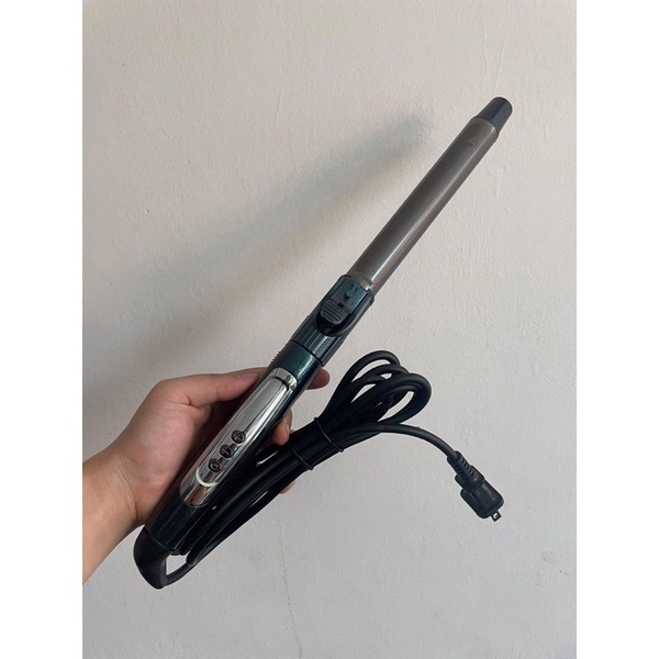 Máy Uốn Tóc Xoăn Chuyên Nghiệp Xoay Trục 360 Độ Tặng Kèm 1 Lược 2 Kẹp