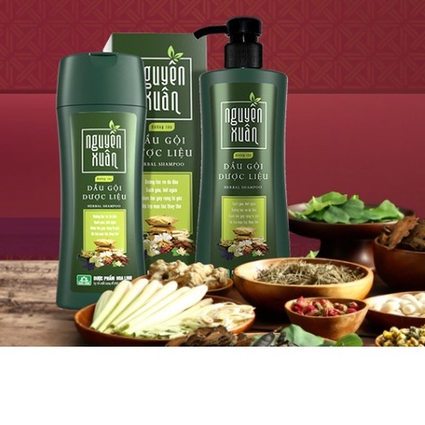NGUYÊN XUÂN XANH CHAI KHỔNG LỒ 600ML+60 Dầu Gội Dược Liệu Nguyên Xuân Xanh - Dưỡng Tóc GIÁ KHÔNG ĐỔI