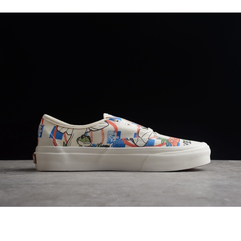 Vans Giày Vải canvas Cổ Thấp In Họa Tiết graffiti Phong Cách retro 2022-1063