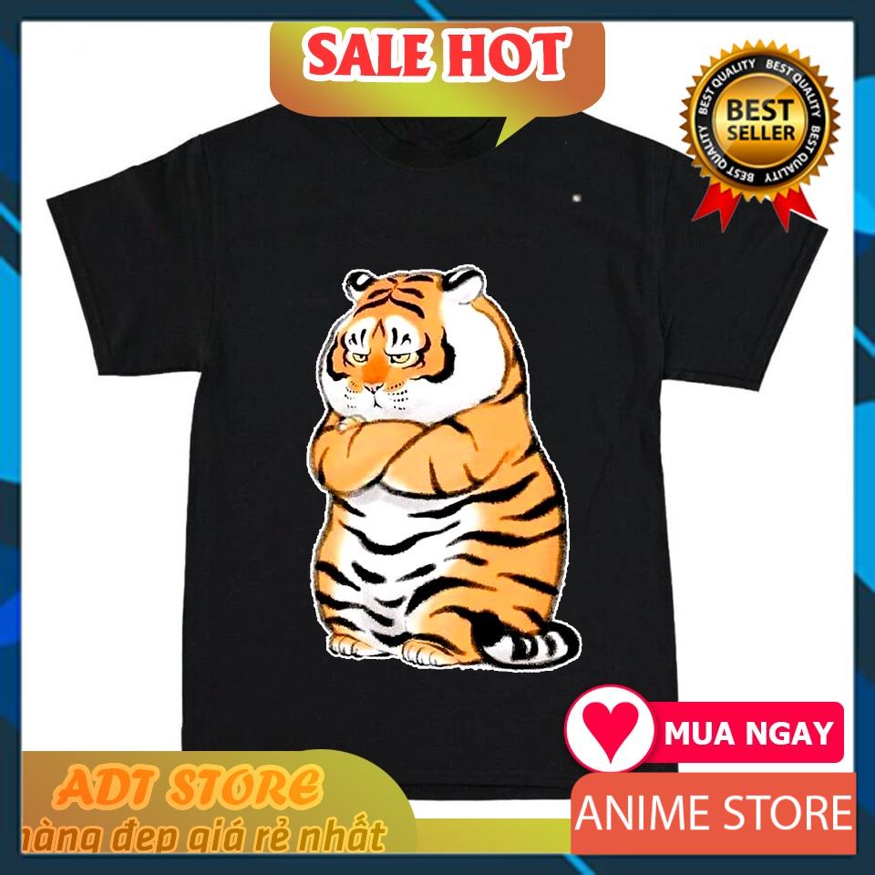 Áo Thun In Hình Con Hổ Béo Con - Áo Nhóm Cọp Béo mẫu HOT giá rẻ bán chạy SALE 90%