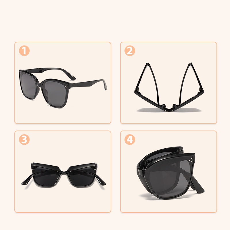 ZEliN  2022 Kính râm   có thể gập lại thời trang TR7501