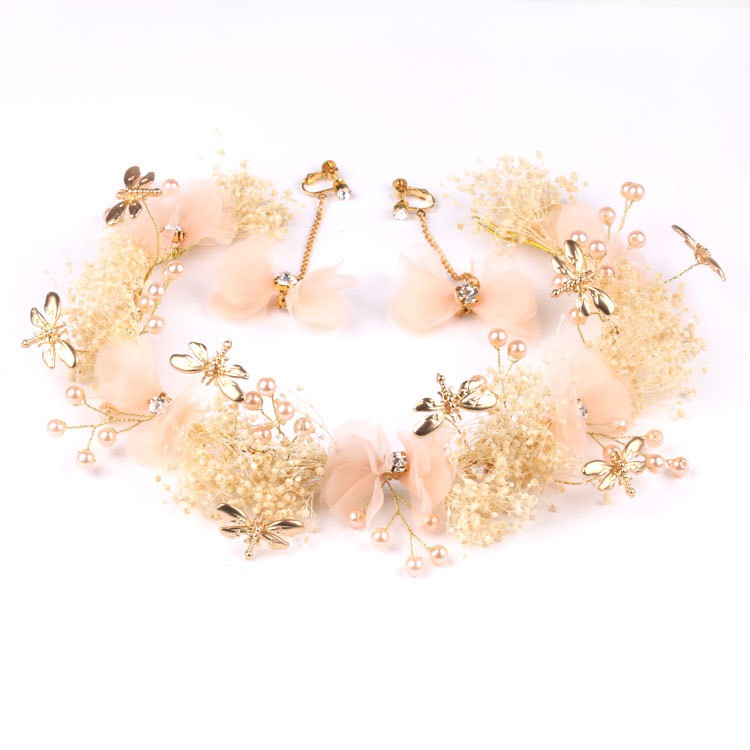 Combo Cài Tóc Hoa Đính Kèm Nơ CỰC XINH MS: CA22 - Hưng Long PC