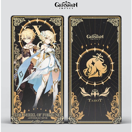 Bộ bài Tarot Genshin Impact 22 lá ẩn chính/56 lá ẩn phụ