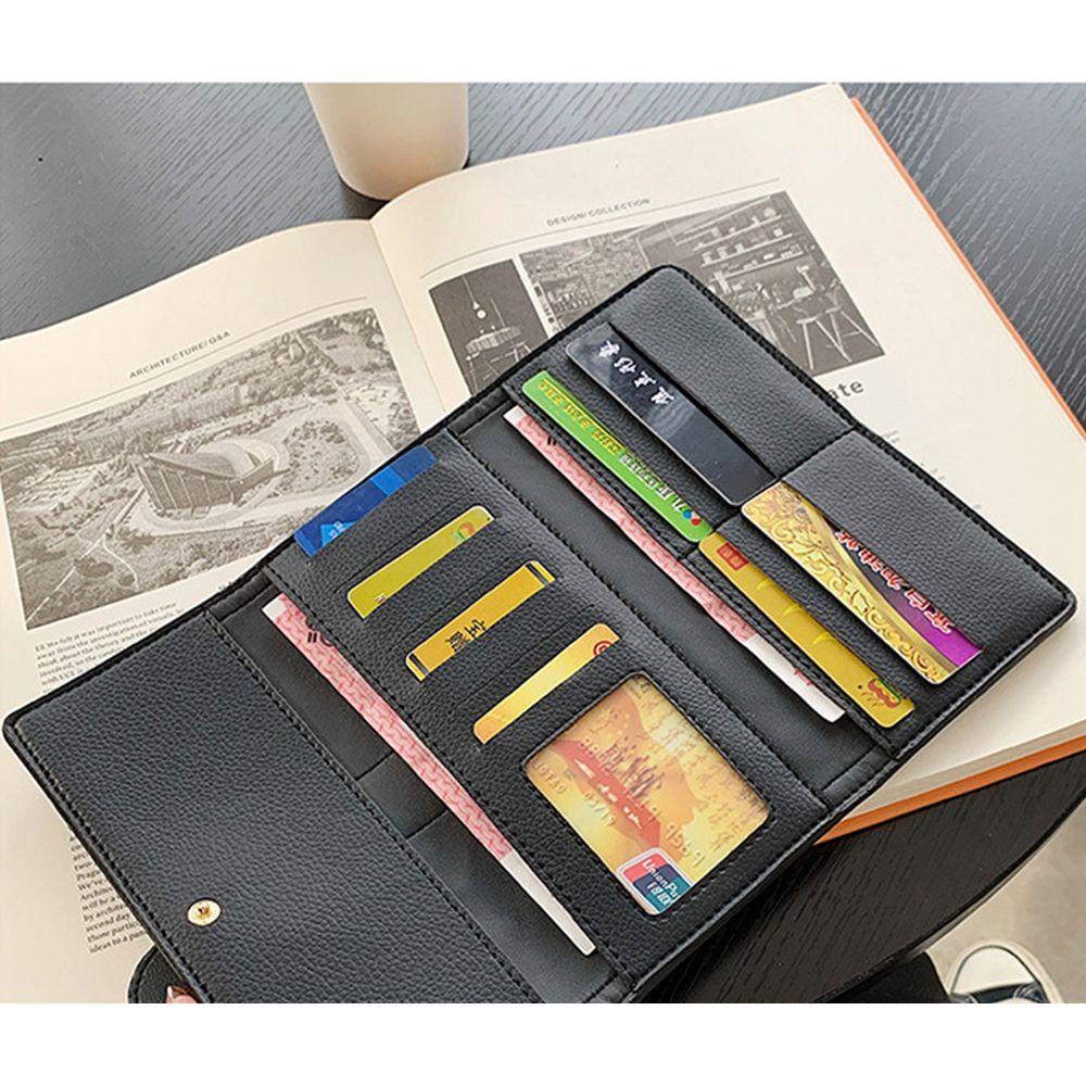 Ví cầm tay UUMIR dáng dài có ngăn đựng thẻ thời trang cho nữ