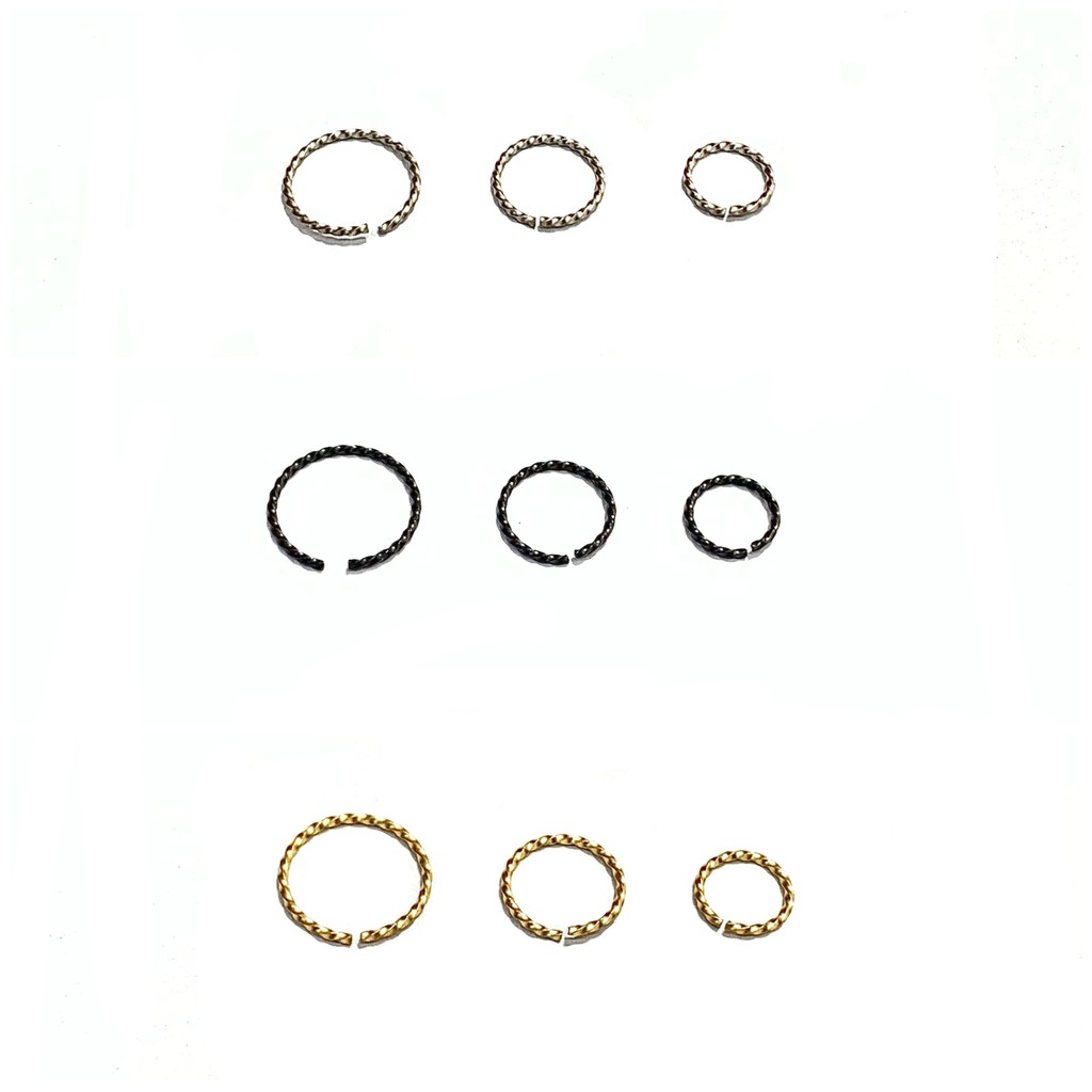 1 CHIẾC KHUYÊN VÒNG MẢNH GÂN CÁ TÍNH - ĐEO TAI - MŨI