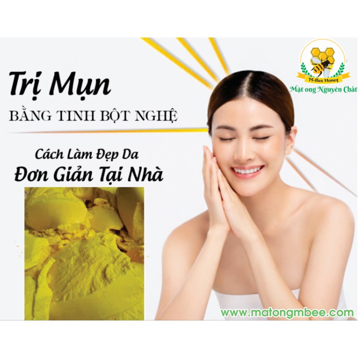 300g - 1kg - TINH BỘT NGHỆ M-BEE NGUYÊN CHẤT (Đăk Lăk)