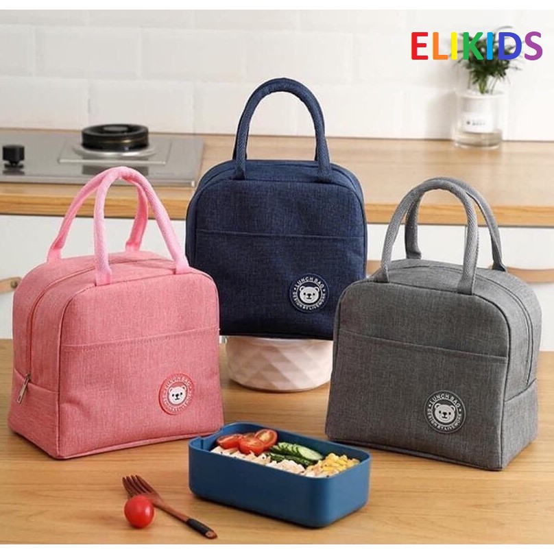 Túi giữ nhiệt , túi đựng cơm chống thấm nước LUNCH BAG (GIAO MÀU NGẪU NHIÊN)