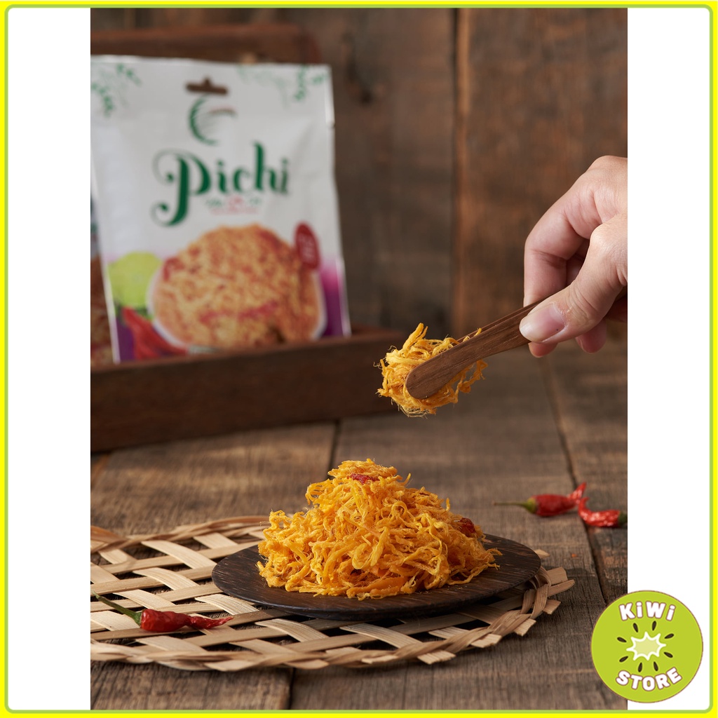 Gà khô lá chanh xé sợi cay nhẹ đóng túi đồ ăn vặt Kiwi Store | BigBuy360 - bigbuy360.vn