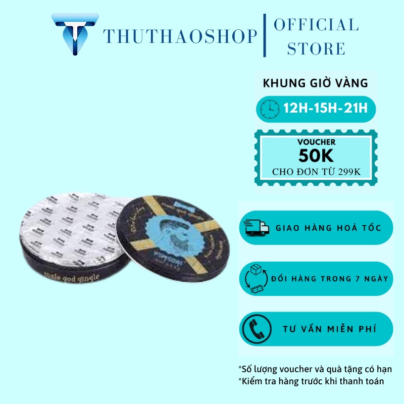Sáp vuốt tóc clay cao cấp MALE GOD GINGLE - sáp vuốt tóc clay không nhờn không bết tạo phồng tốt 138g