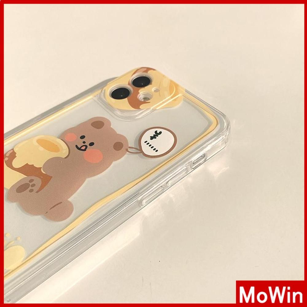 Ốp Điện Thoại Silicon Trong Suốt Viền Vuông Chống Sốc Cho iPhone 13 Pro Max iPhone 12 Pro Max iPhone 11 iPhone 7 Plus