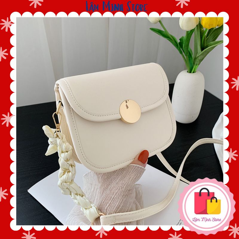 Túi xách nữ 3 ngăn da mềm đẹp khóa tròn phối nơ siêu sang trọng Superbag 261