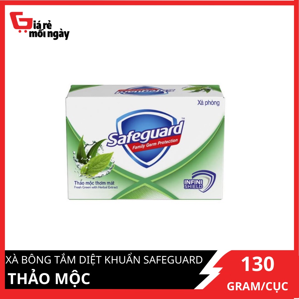 Xà bông cục Safeguard Xanh 130g