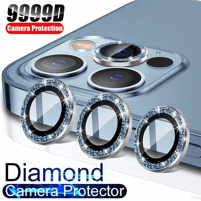 Miếng Dán Bảo Vệ Ống Kính camera 13mini 14 13 Pro MAX 12 Pro11 HD Chống Rơi + Khung Ảnh Kim Loại Sự Bảo Vệ