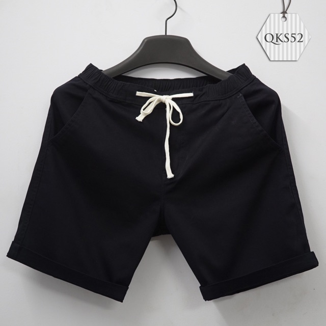 QUẦN SHORT NAM KAKI THUN CO GIÃN, VẢI KAKI THUN THOÁNG MÁT