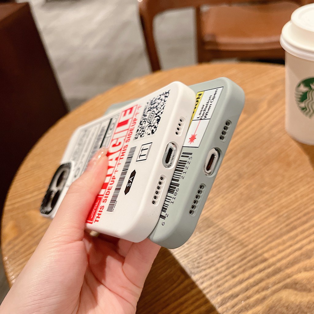 Ốp Điện Thoại TPU Mềm Chống Trầy Chống Rơi In Chữ Cá Tính Hợp Thời Trang Dành Cho iPhone 14 PM 11 13 Pro Max 12 Pro