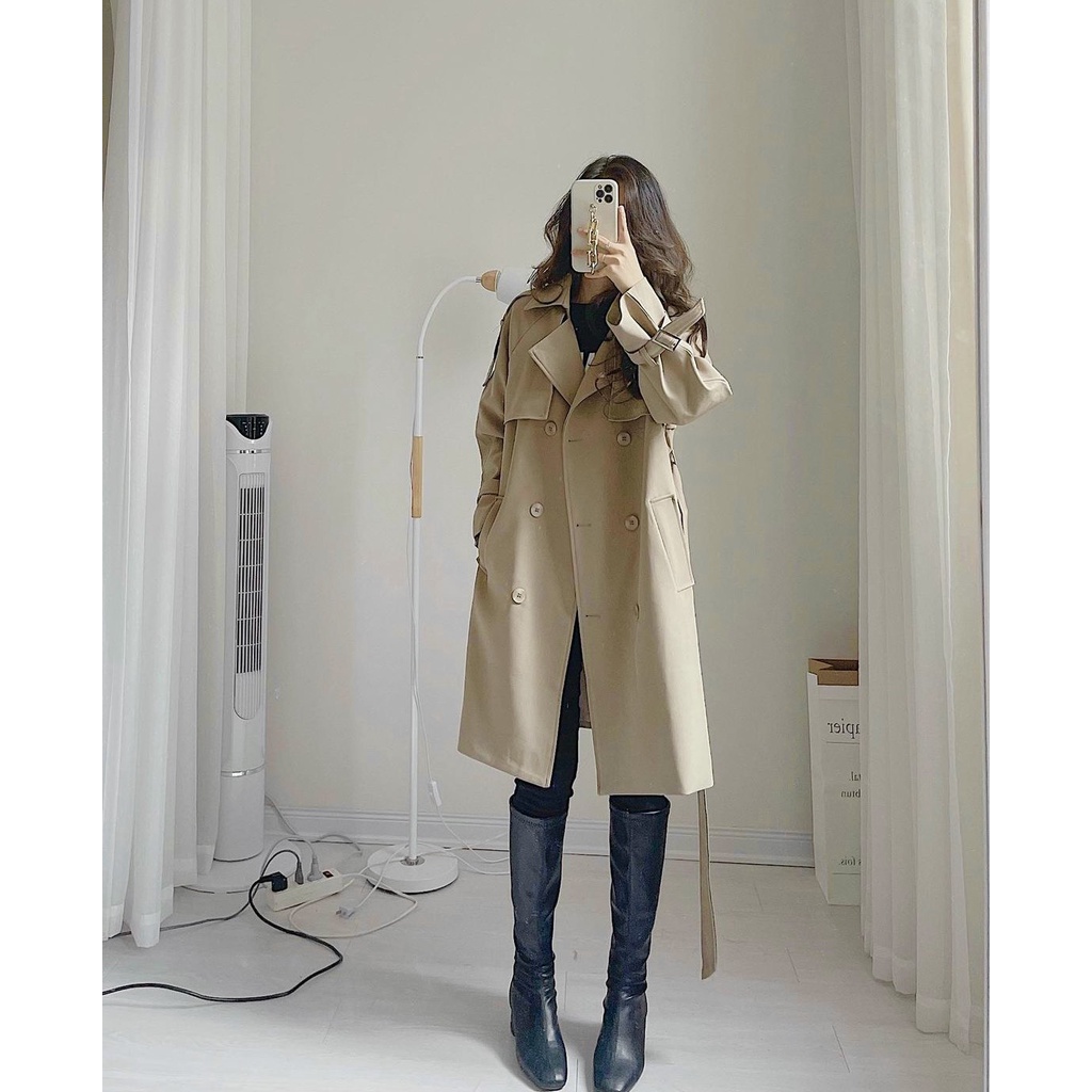 Áo khoác Mangto nữ dáng dáng dài một lớp Mint Colorful | BigBuy360 - bigbuy360.vn