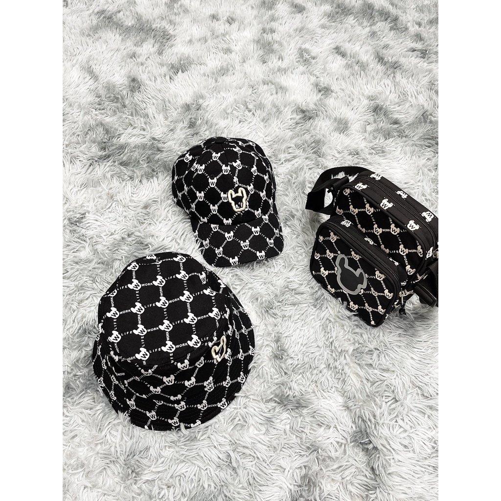 Nón Vành Life Work Monogram Bucket Hat H90
