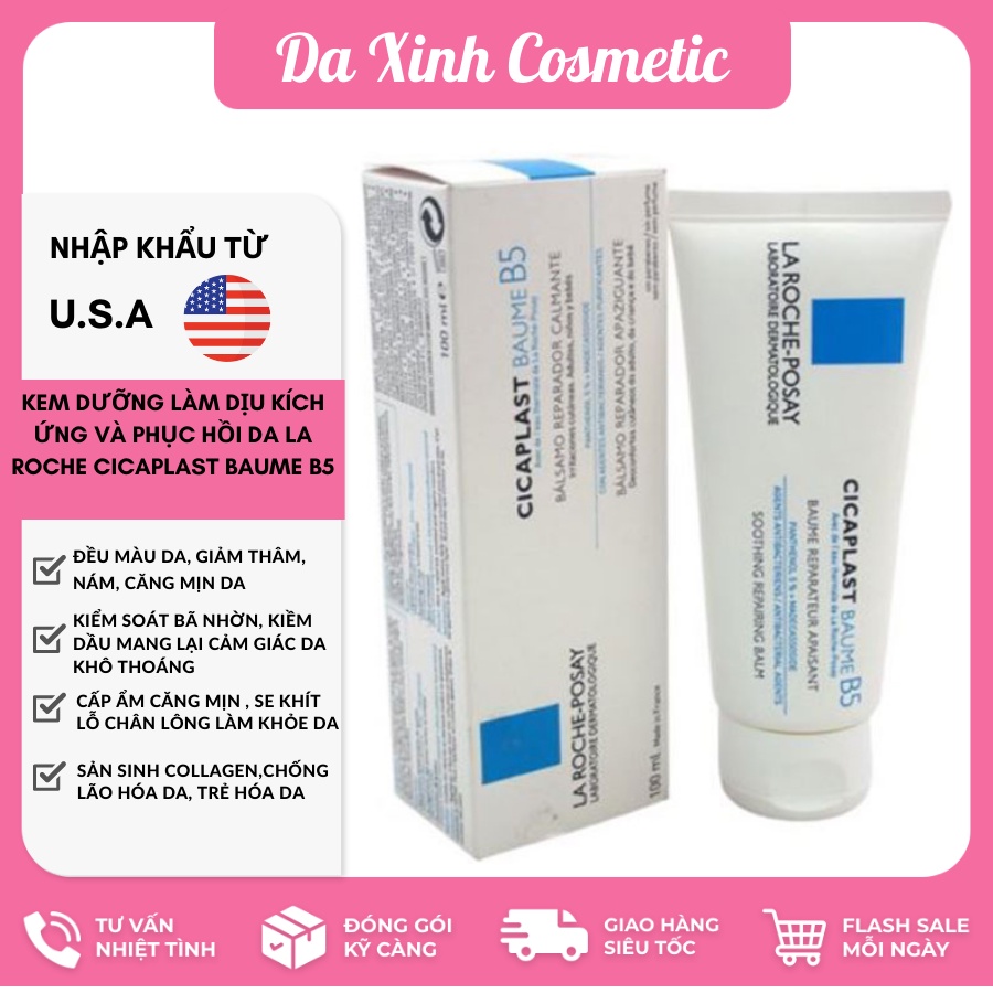 ✅ (HÀNG CHUẨN AUTHENTIC) Kem Dưỡng Làm Dịu Kích Ứng Và Phục Hồi Da La Roche Cicaplast Baume B5