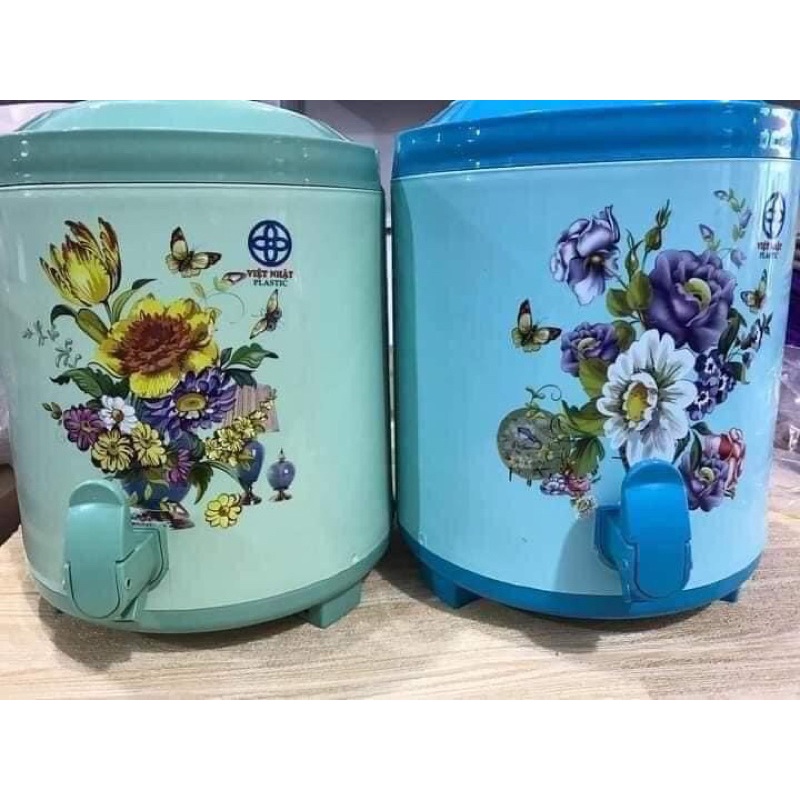 Bình Giữ Nhiệt Việt Nhật Loại Cao Cấp Có Vòi Rót Và Quai Xách