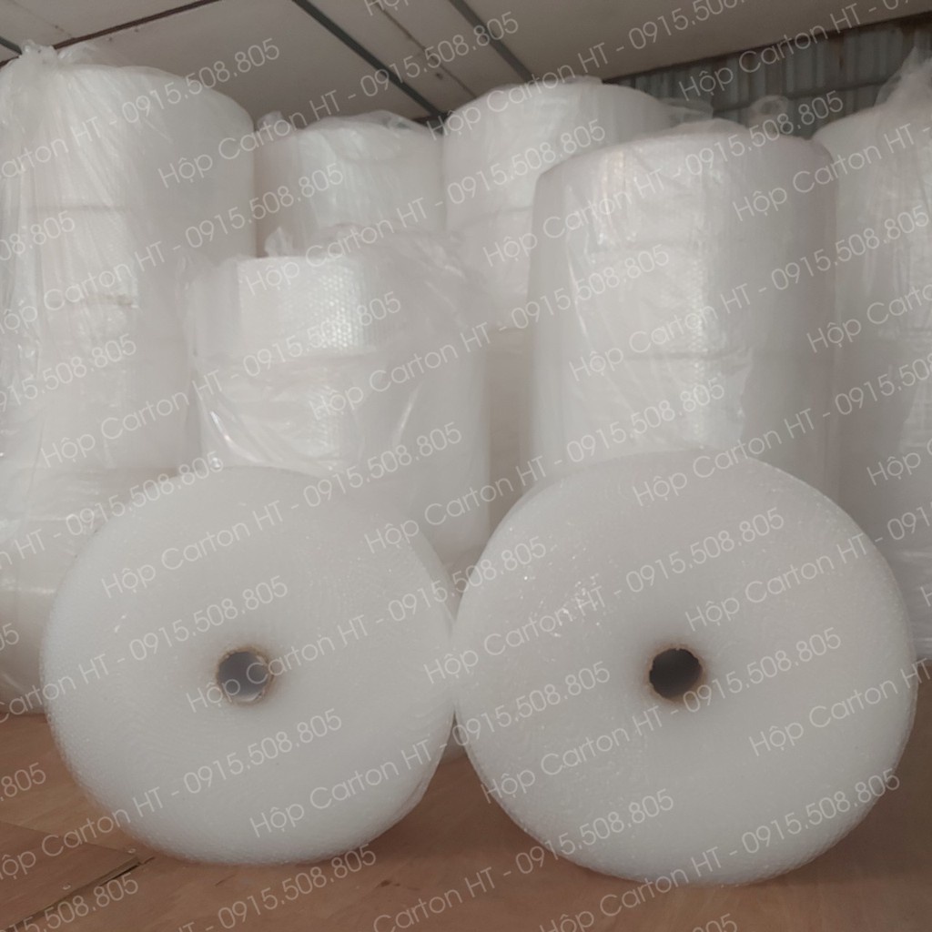 Xốp nổ bọc hàng, xốp chống sốc đóng hàng, bong bóng gói hàng khổ 20cmx100m và 30cmx100m giá rẻ - Hộp Carton HT