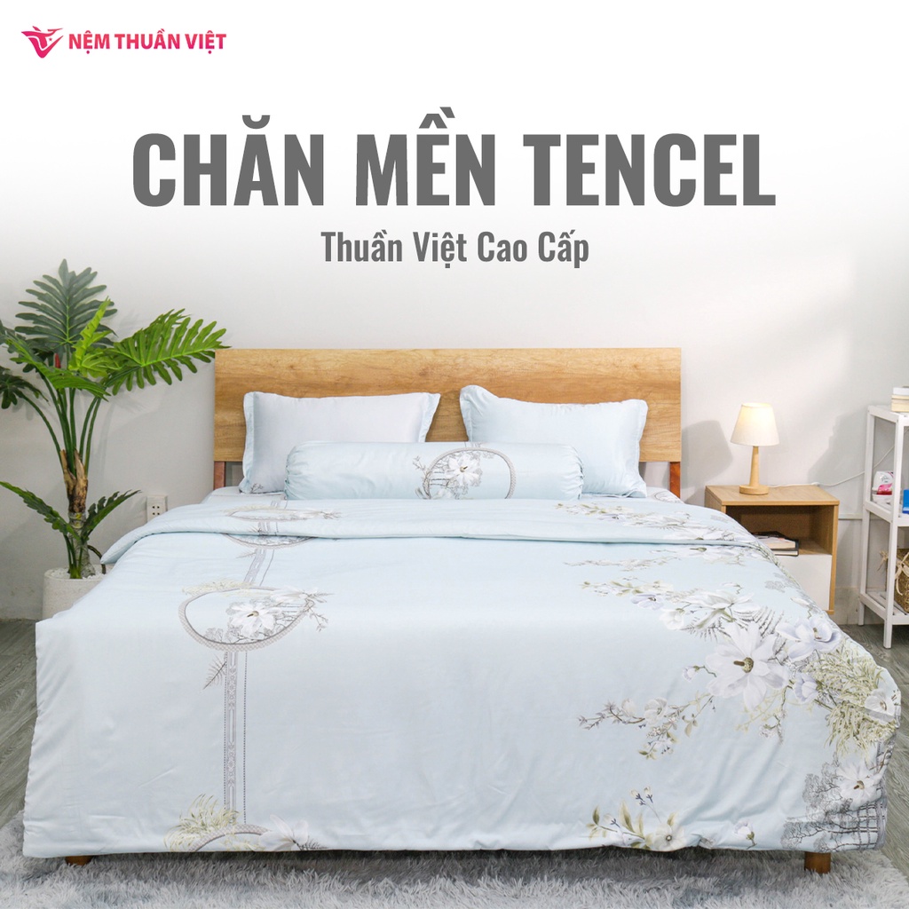 Mền Tencel Thuần Việt Cao Cấp - Xám Nhạt TVM08 - Kích Thước 180x200