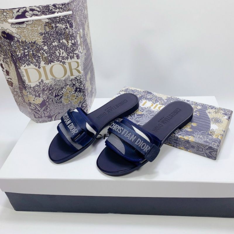 B(ẢNH THẬT) Dép Lê Nữ Quai Ngang Chữ Mềm Êm Fullbox Bill Túi Hãng Cao Cấp