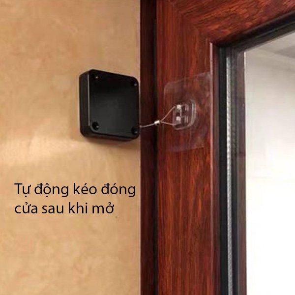 Hộp dây rút tự động đóng cửa thông minh, giữ đồ dùng cửa hàng & gia đình GD317