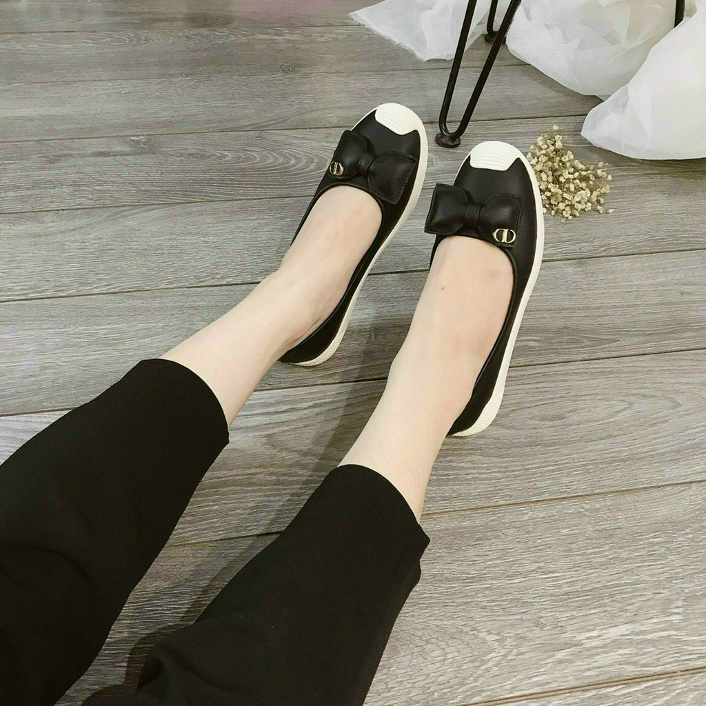 Giày Slipon mũi tròn chất đẹp