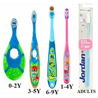 Bàn Chải Đánh Răng Jordan Cho Người Lớn &Trẻ Em (Giao Màu Ngẫu Nhiên)