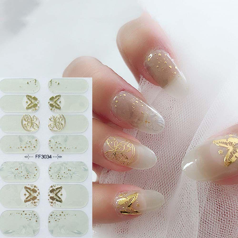 Nhãn Dán Trang Trí Móng Tay Tự Dính Phong Cách Nhật Bản