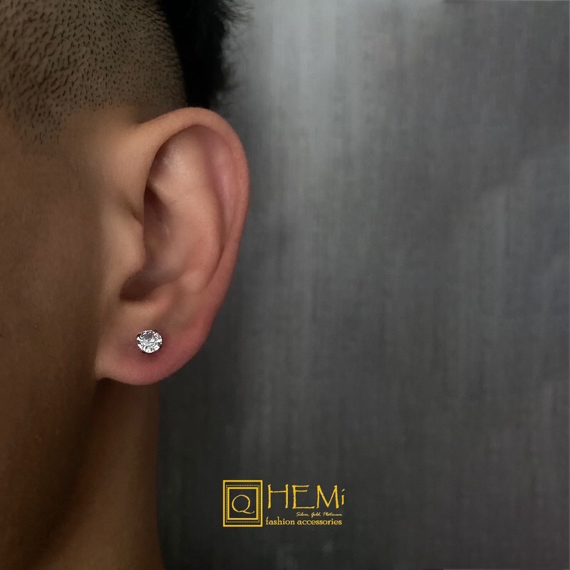 Khuyên bạc nụ đá bạc, vàng trẻ trung , cá tính | TRANG SỨC BẠC ACCESSORIES