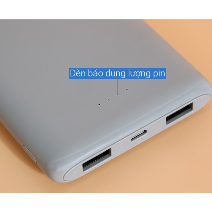 Pin sạc dự phòng Hydrus PA CK01 10.000 mAh - Chính hãng BH 12 tháng