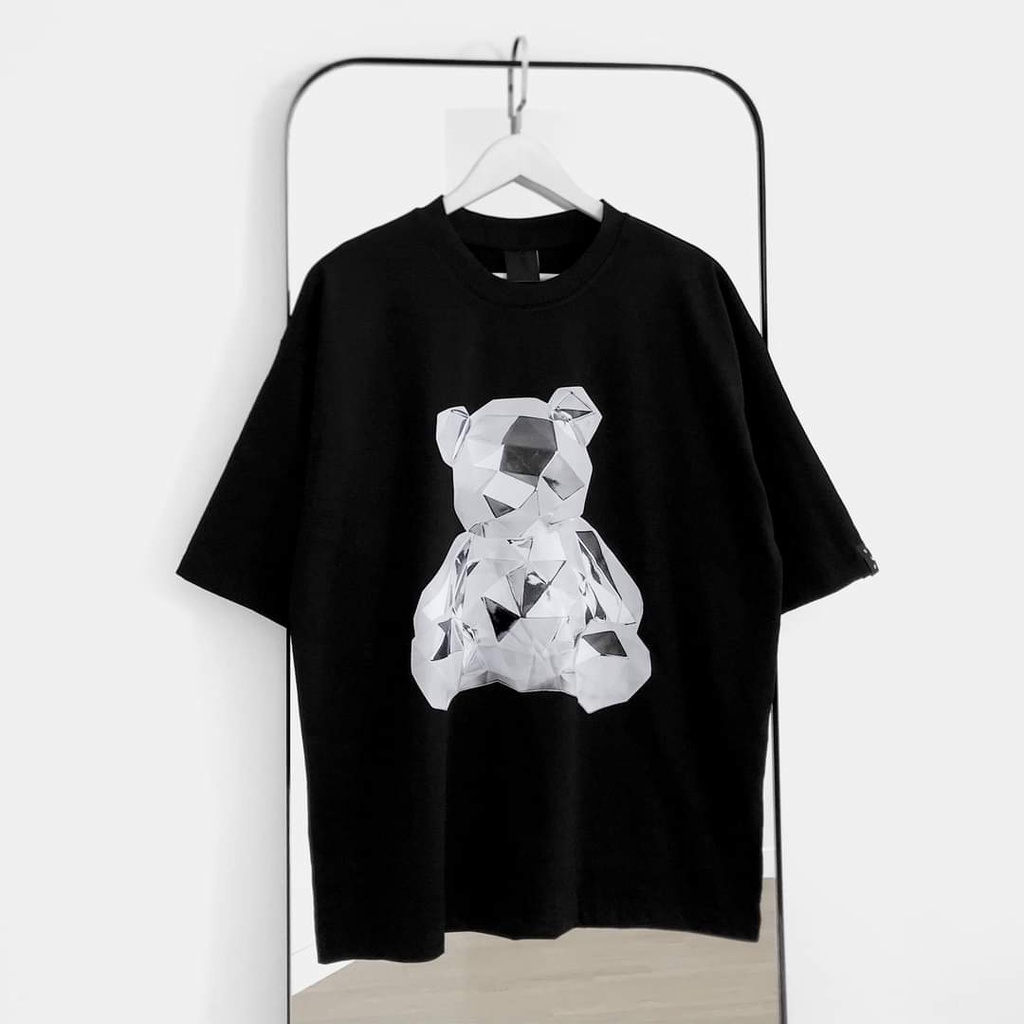 Áo thun nam nữ ,áo phông Gấu Teddy bạc vải cotton chuẩn from đẹp mát